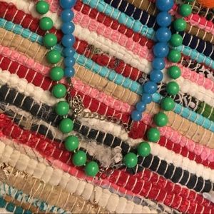 Blue and Green Necklaces